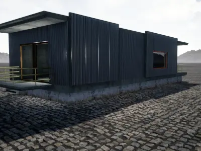 Urban Style House Free 3D model