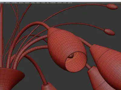 chandelier Eurosvet 22080 Low-poly 3D model