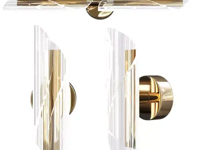 DELINA WALL Low-poly 3D model
