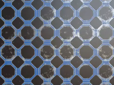 Dark Seamless Fine Diamond Plate Metal PBR Texture Texture