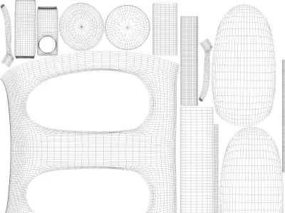 Bathtime products Baby Lotion Low-poly 3D model