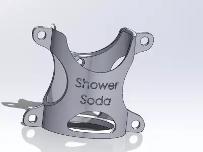 Shower Soda Holder Free 3D print model