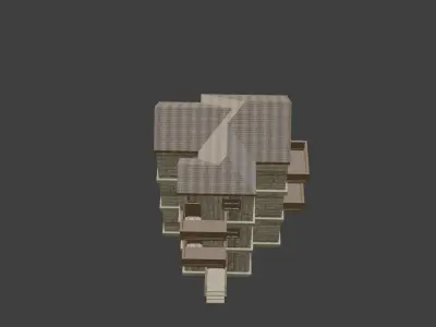 House Model 19 Low-poly 3D model
