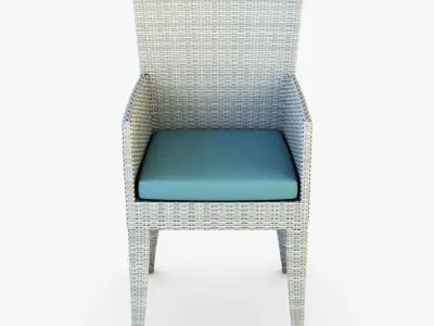 Rexus chair white v 2 3D model