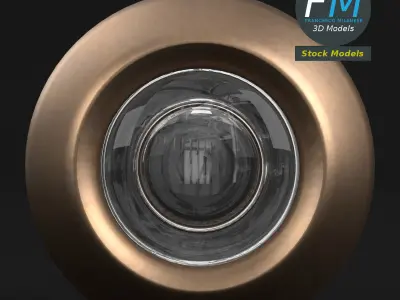 Peephole front part 3D model