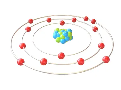 Phosphorus Chemical Element v1 002 Low-poly 3D model