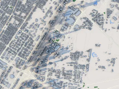 Dubai City United Arab Emirates 3D model