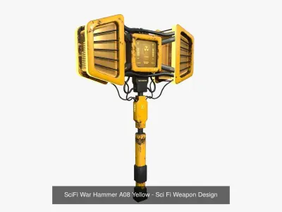 10 SciFi Weaponry H Collection - Sci Fi Weapon Design 3D Model Pack