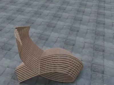 Kinetic Chair 1 3D model