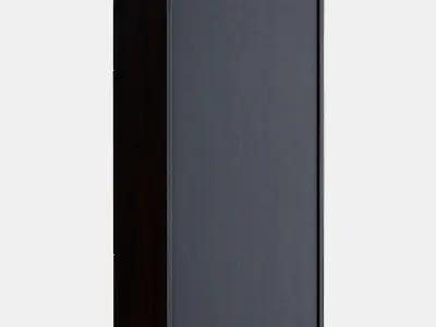 BESTA Storage combination w glass doors 4 Low-poly 3D model