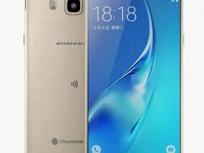 Samsung Galaxy J5 2016 Gold 3D model