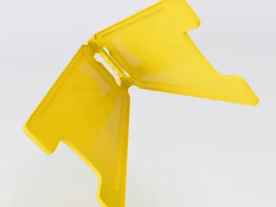 Wet Floor Sign 3D model