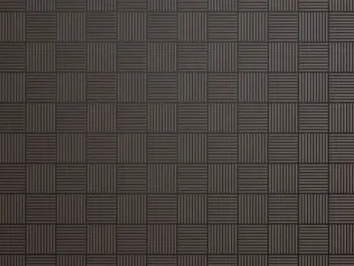 Dark Wood Basketweave Parquet PBR Seamless Texture