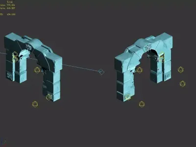 The Palace - Shimen 04 3D model