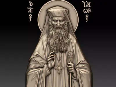 Saint Iakovos Tsalikis 3D print model