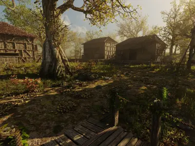 Medieval Scene 3D model