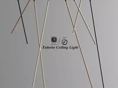 Tubetto Ceiling Light 3D model