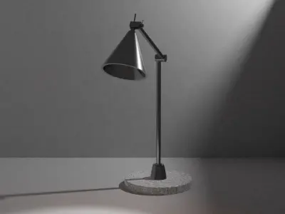 Wirdnam Metal Table Lamp 3D model