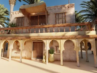  old Arab house 3D model