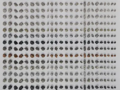 25 PCS Stone Pack in 18 Colors Low-poly 3D model