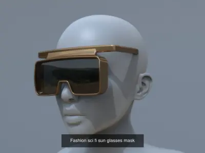 Fashion Sci fi glasses pack x7