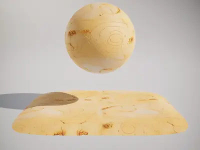 Sandstone Smooth HQ PBR Textures Set Texture