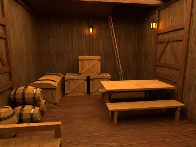 Medieval Fantasy House 04 3D model