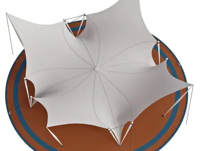 Pergola Aerarium 2 3D model