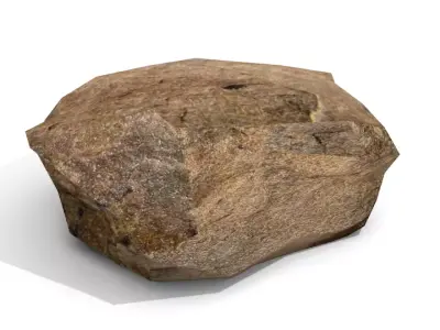 Rock  with bestvtextures 3D model