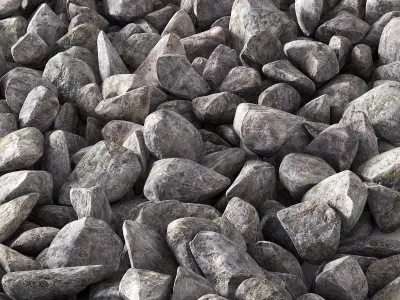 Ice Stone Rock 3D model