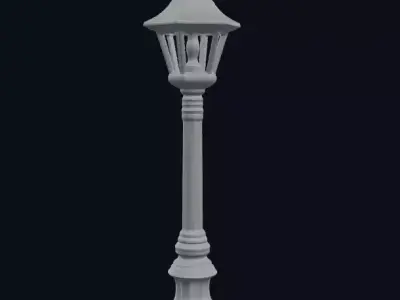 Street Lamp 3D model 15