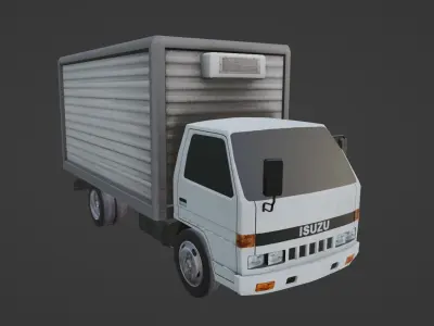 Isuzu NKR Low-poly 3D model