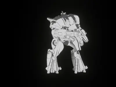 LDAP Battle Jack Titan 3D print model