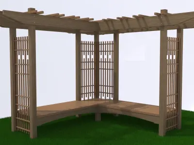 Pergola Collection kit 3D model