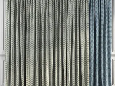 Curtain Set 80 3D model