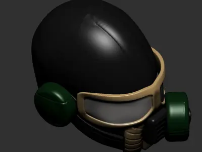helmet high poly sculpt 3d printable 3D model 3D model