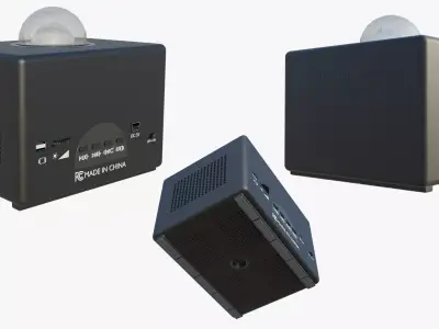 Nebula Glow Galaxy Star Projector 3D model