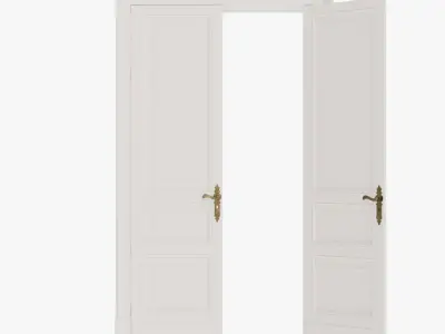 Home Interior Door Low-poly 3D model