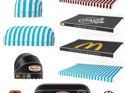 Awning collection  3D model