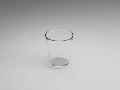 High-Fidelity Realistic Glass 3D Model for VFX and Rendering Free low-poly 3D model