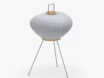 1460 - Floor Lamp Low-poly 3D model