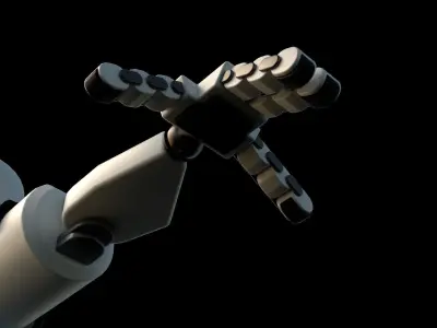 Ender-6655 Robot Low-poly 3D model