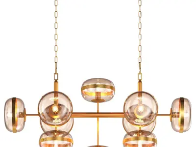 Eurofase NOTTINGHAM 10-light chandelier 3D model