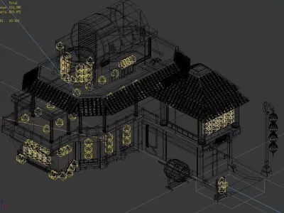 Future World - Bar 01 3D model