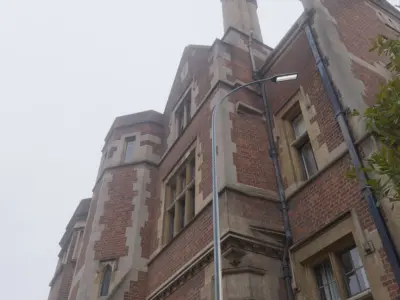 Street Light 11 version 15 10m with pole 1 Low-poly 3D model