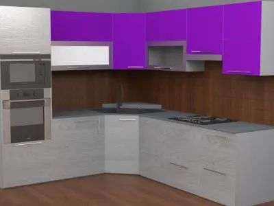 Kitchen design 3D model