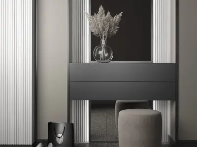 Furniture composition 40 3D model