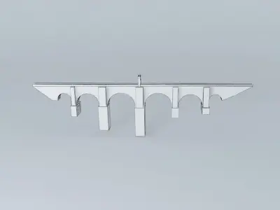 Roman Bridge of Alcantara Free 3D model