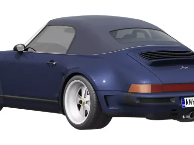 Singer Porsche 911 Carrera Cabriolet 2026 3D model