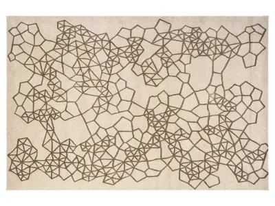 Materia geometric rug 3D model